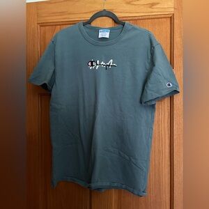 Champion Men's Teal Short Sleeve Tee
